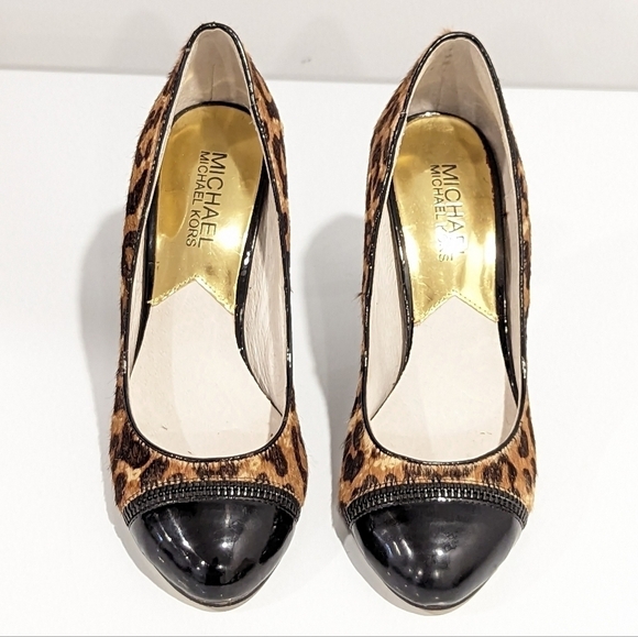 Michael Michael Kors animal print heels size 5 - Picture 2 of 15